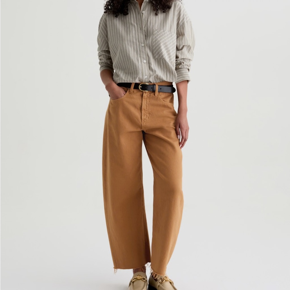 AG Jeans Hattie Crop Jean in Ginger